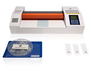 Dry film lamination station for soft lithography